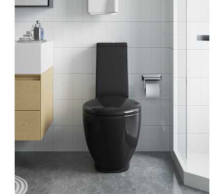 Inodoro WC aseo de cerámica negro