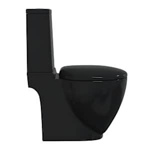 Keramické WC kulaté spodní odpad černé - obrázek 5