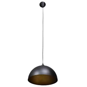 Stropní lampa polokoule 2 ks s nastavitelnou výškou černá - obrázek 5