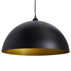 Stropní lampa polokoule 2 ks s nastavitelnou výškou černá - obrázek 7