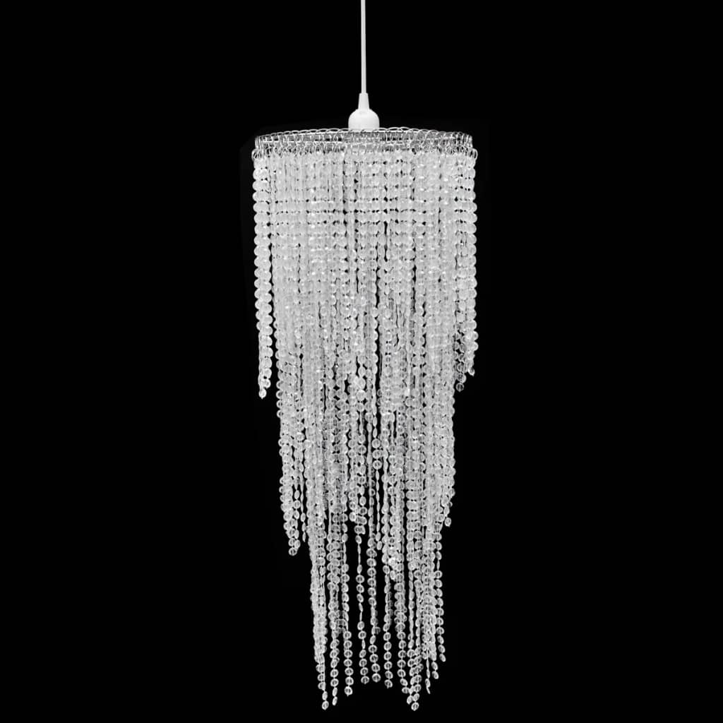 Lampă de tavan cu cristale 26 x 70 cm vidaXL imagine noua 2022