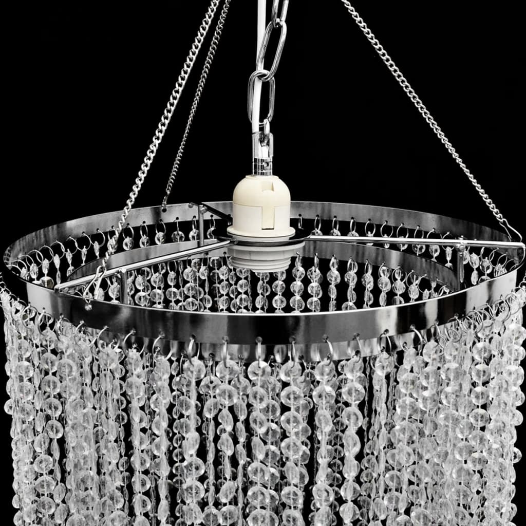 Lustre suspendu en cristal 33 x 183 cm