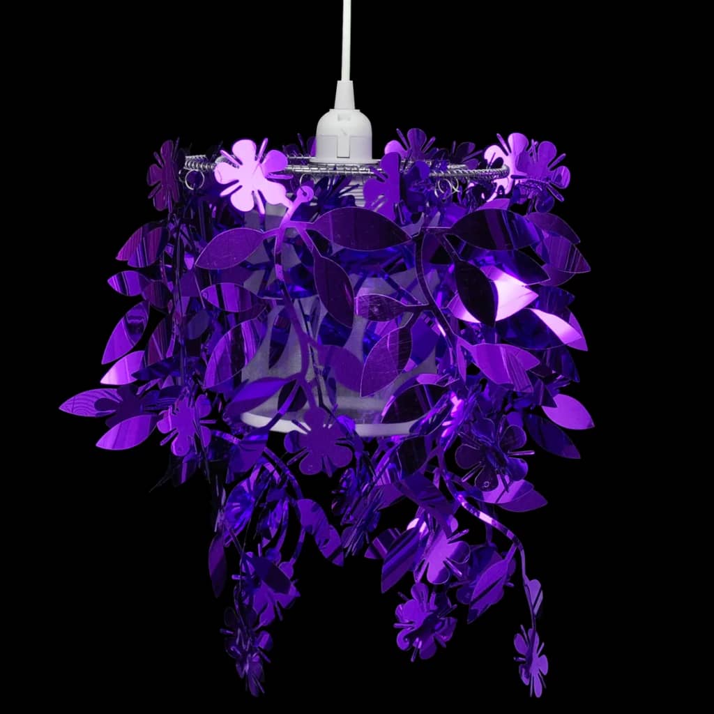 Lampă de tavan cu paiete 21,5 x 30 cm, Violet