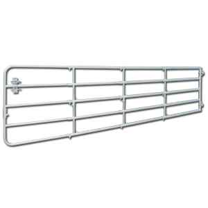 vidaXL Portail de cl&ocirc;ture de champ &agrave; 5 barres 400 x 90 cm