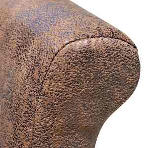 Jedilni stoli 2 kosa rjavo umetno usnje - slika 5