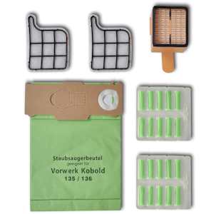 Bolsa para aspiradora Vorwerk Kobold 135 136 25 unidades