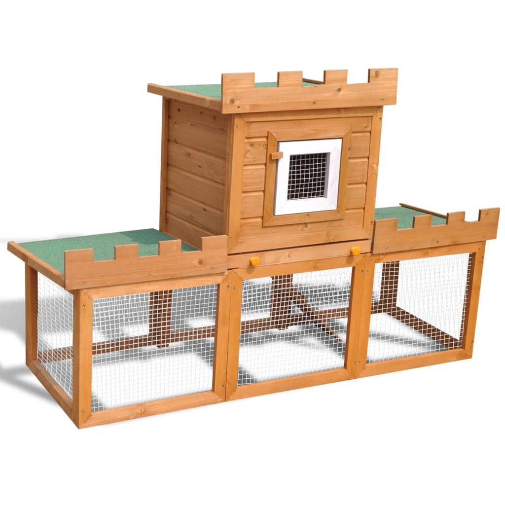 vidaXL Outdoor Large Rabbit Hutch House Pet Cage Single House for sale  Uk