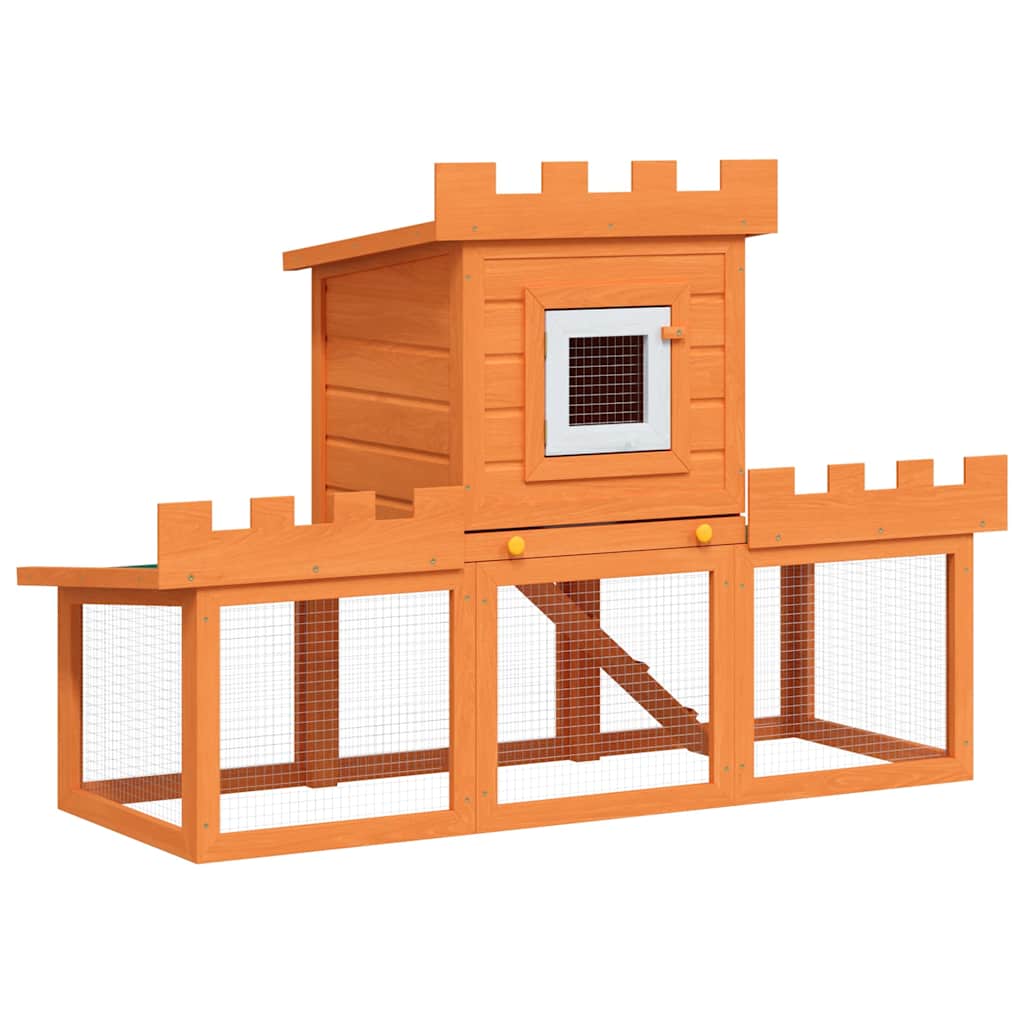 vidaXL Velká zahradní králíkárna / domek pro drobná zvířata