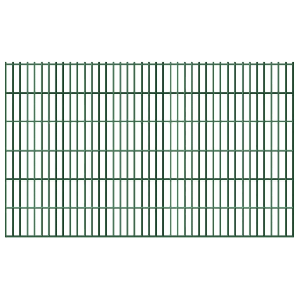 2D Puutarhan aitapaneeli 20 kpl 123 cm 40 m vihreä