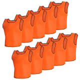 10 pcs Gilet de formation Junior Orange