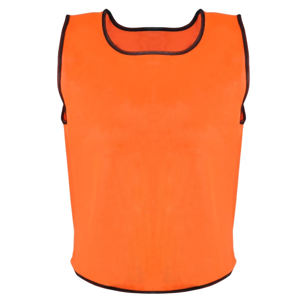 vidaXL Sport Bib 10 pcs Junior Orange