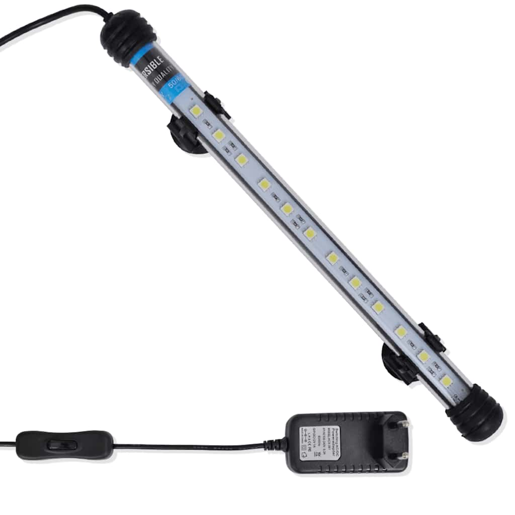 vidaXL LED Aquarium-Lampe 28 cm Weiß