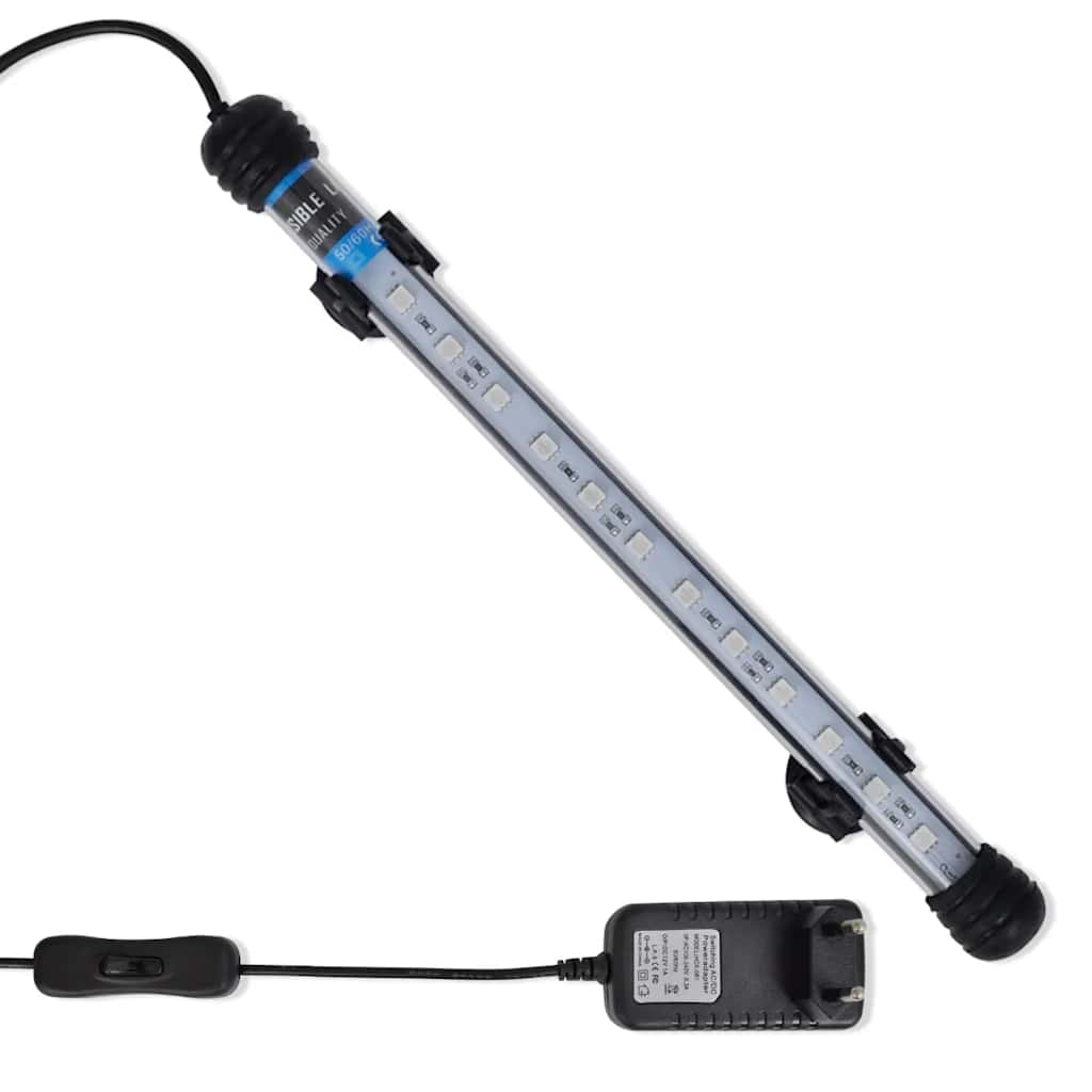 vidaXL LED Aquarium-Lampe 28 cm Blau