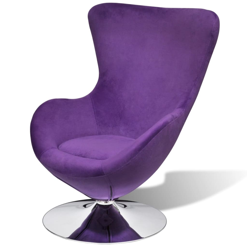 Prečunoliktava - Tev un tavai dzīvei - grozāms atpūtas krēsls ar spilvenu, violets samts