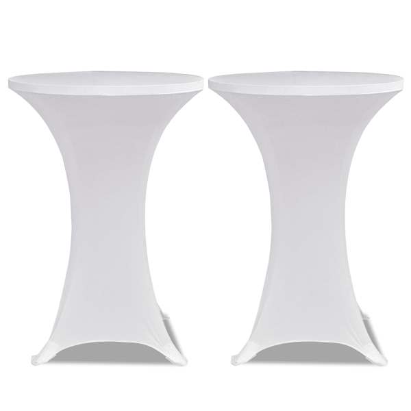 Lauakate &Oslash; 60 cm valge 2 tk