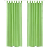 Omenanvihreät Sheer Verhot 140 x 175 cm 2 kpl