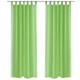 Omenanvihreät Sheer Verhot 140 x 225 cm 2 kpl