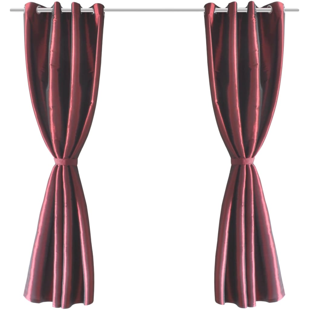Bordo zavesa s kovinskimi obroči za obešanje 2kosa velikosti 140x245cm