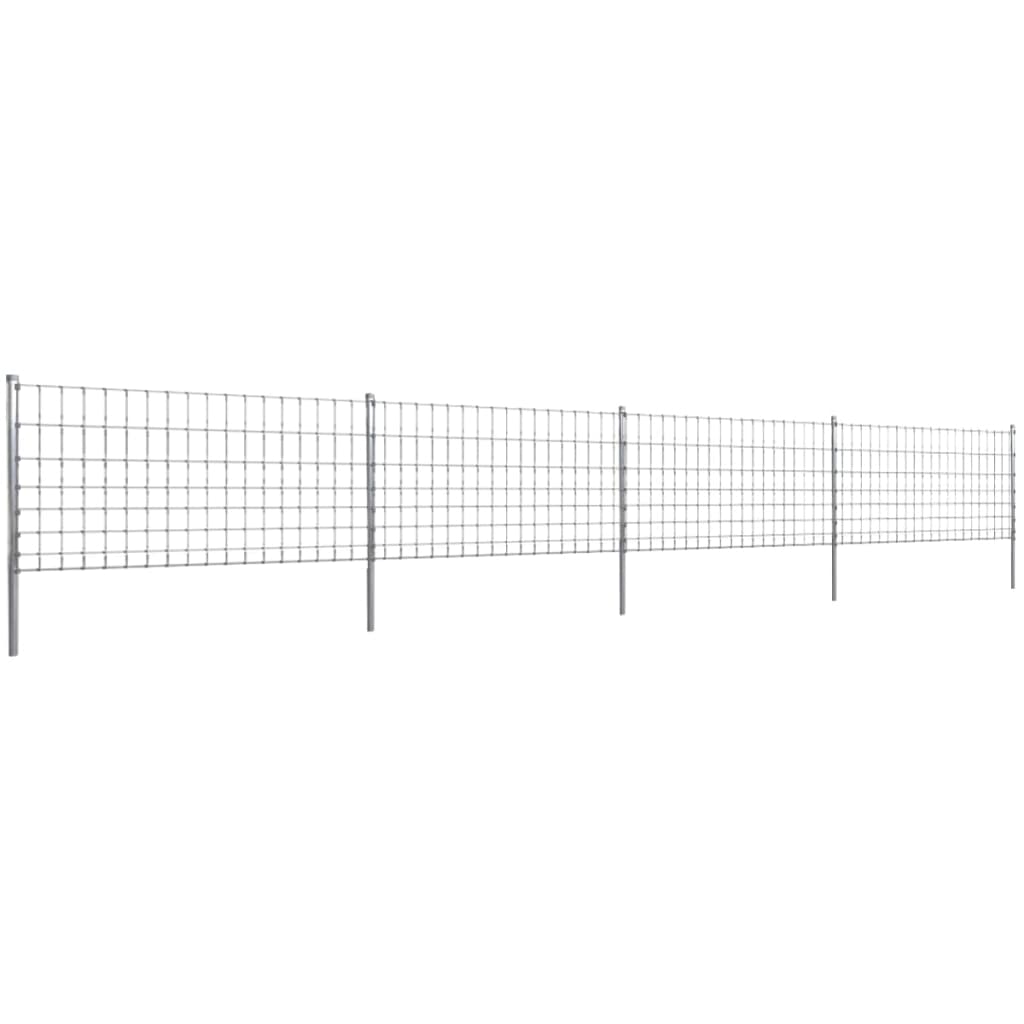 vidaXL Step-In Aita tolpilla sinkattu rauta 50 m 100/8/15