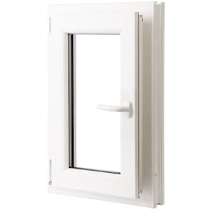 2-Lags Vipp & Sving PVC Vindu Venstrehendt H&aring;ndtak 500 x 750 mm