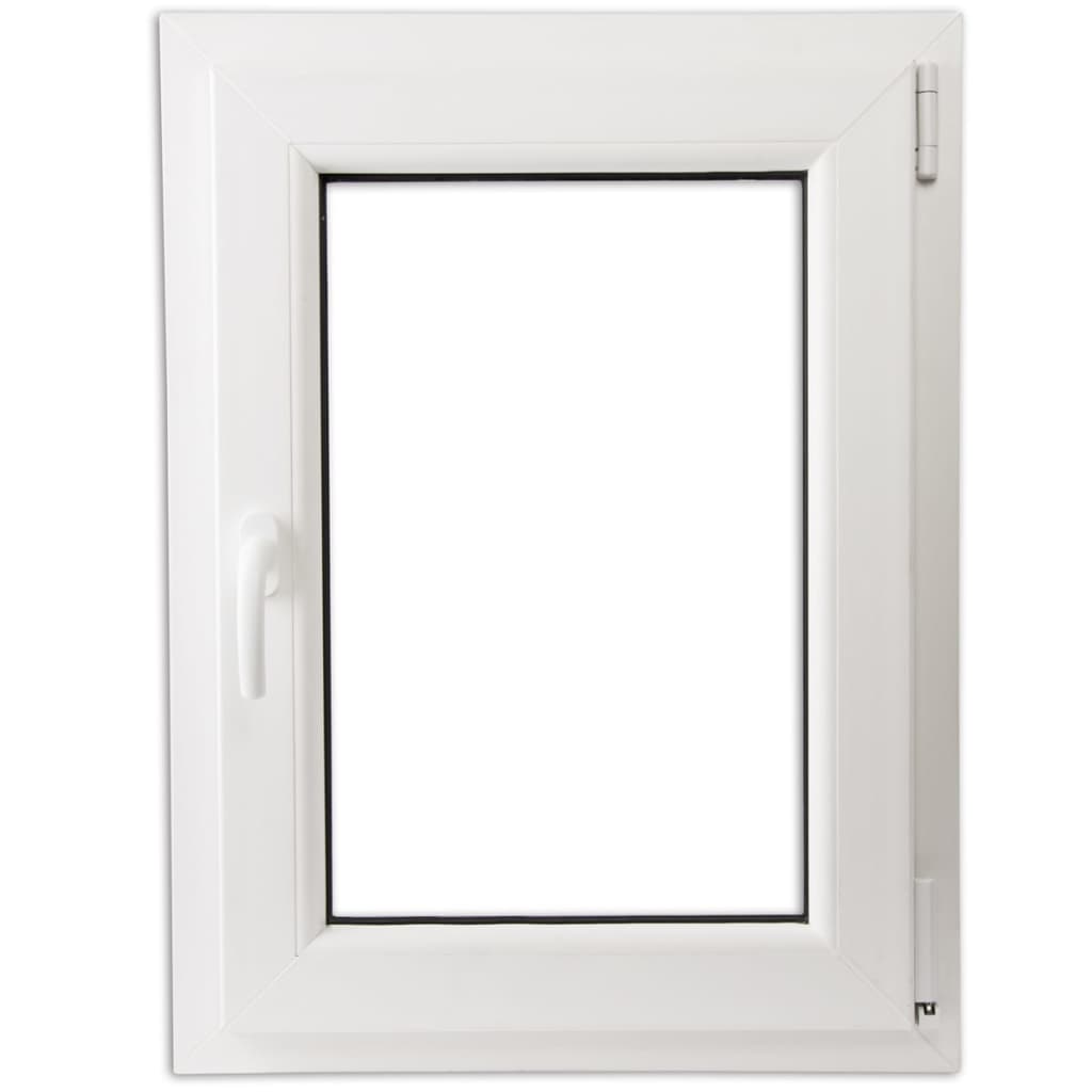 Fenêtre oscillo-battant en PVC Double vitrage Poignée gauche 600x900mm