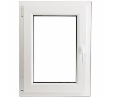 Vip & Drej PVC-vindue m. dobbeltglas Håndtag til højre 600x900 mm