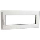 Janela oscilobatente PVC com punho esquerdo e vidro duplo 900 x 400mm