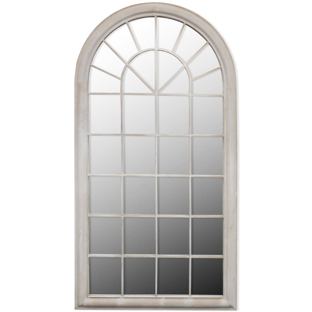 vidaXL Tuinspiegel rustiek boogvormig 60x116 cm afbeelding
