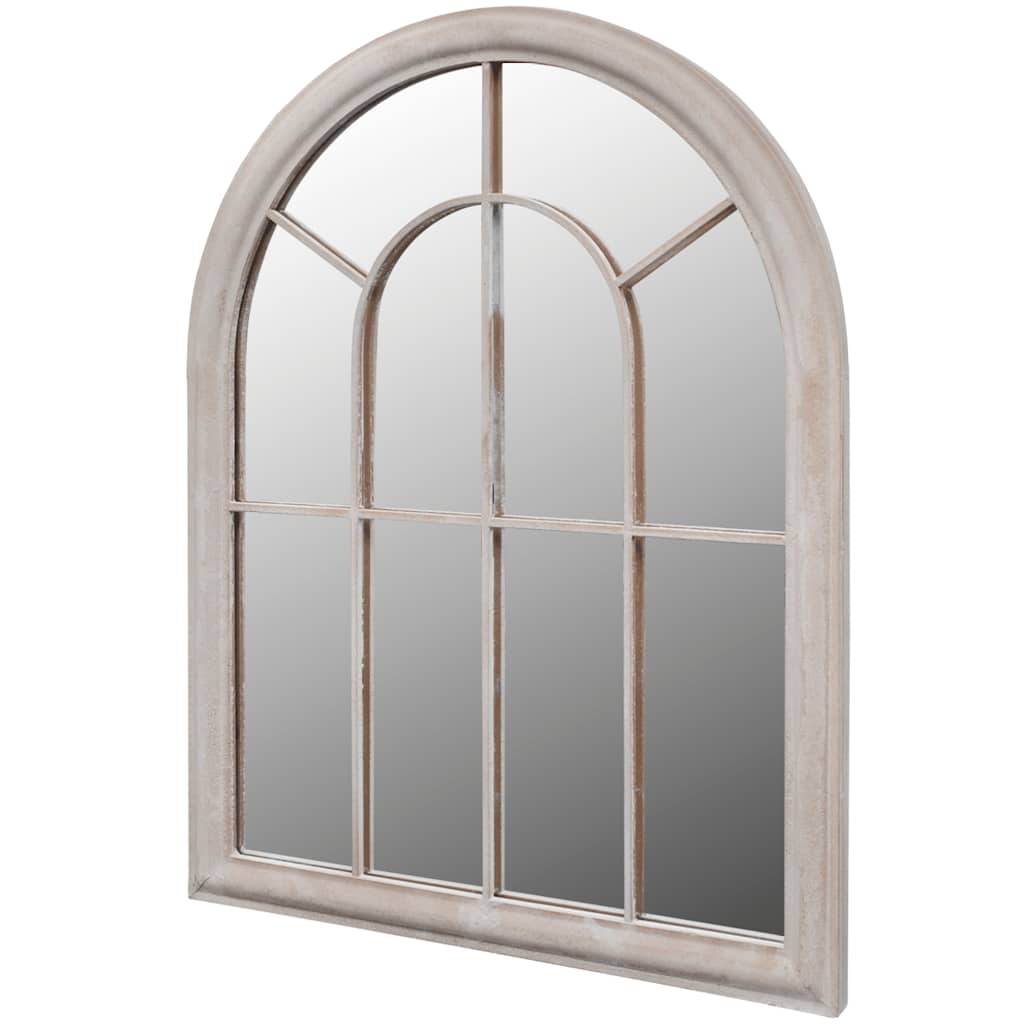 Details About Rustic Arch Garden Mirror Antique Window 89x69cm Indoor Outdoor Decor