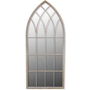 Zahradní zrcadlo gotický oblouk 50 x 115 cm interiér i exteriér - obrázek 2