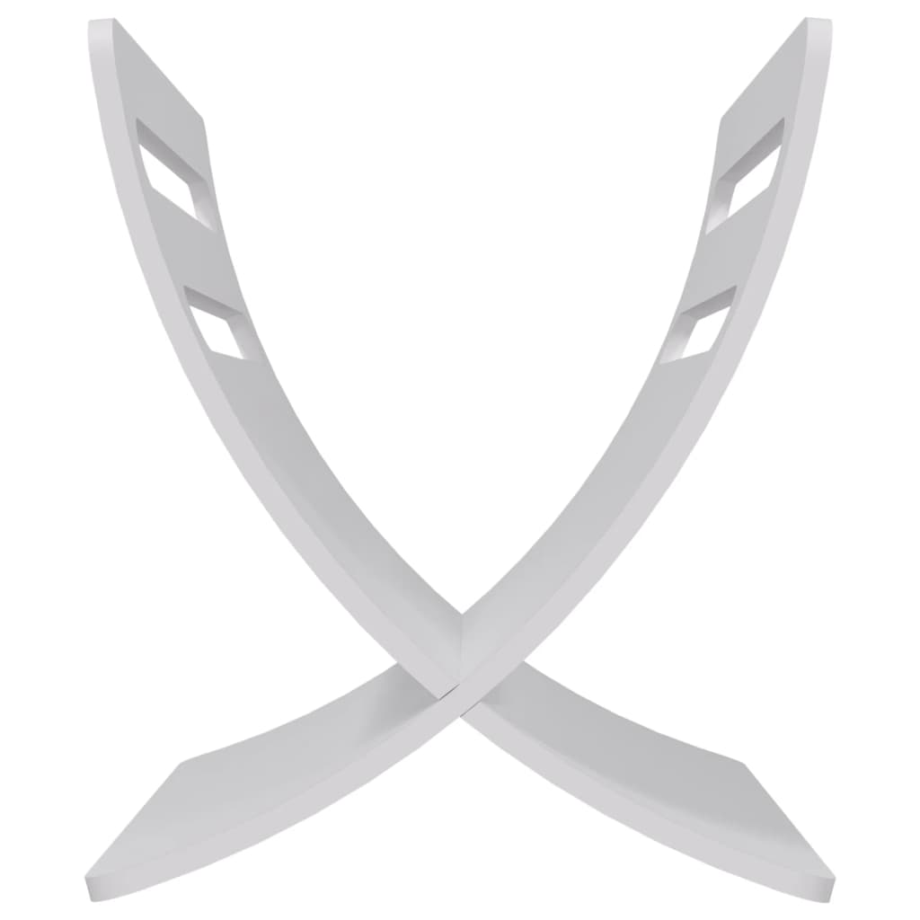 Portariviste Da Pavimento In Legno Bianco VidaXL 17 width=274