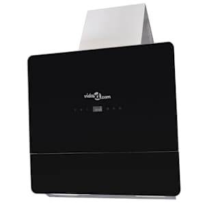 Digestoř z čern&eacute;ho tvrzen&eacute;ho skla s displejem 600 mm