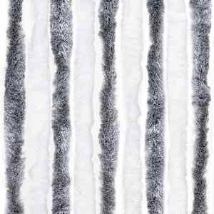 Závěs proti hmyzu šedý a bílý 100 x 220 cm Chenille - obrázek 6