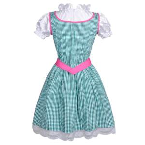 Oktoberfest Dirndl mit Sch&uuml;rze Trachtenkleid Gr&uuml;n S/M