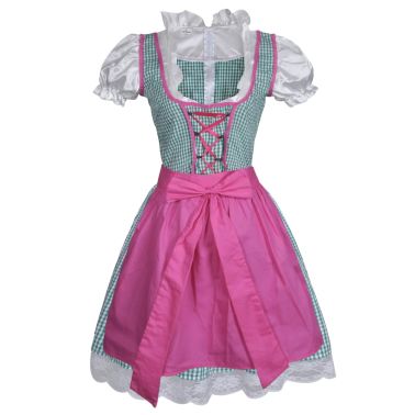 Dirndlschürze Trachtenschürze für Oktoberfest Farbe Grün