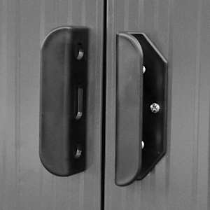 &Scaron;ed&aacute; kovov&aacute; zahradn&iacute; kůlna, sedlov&aacute; střecha, podlahov&yacute; r&aacute;m, 5,3 m3