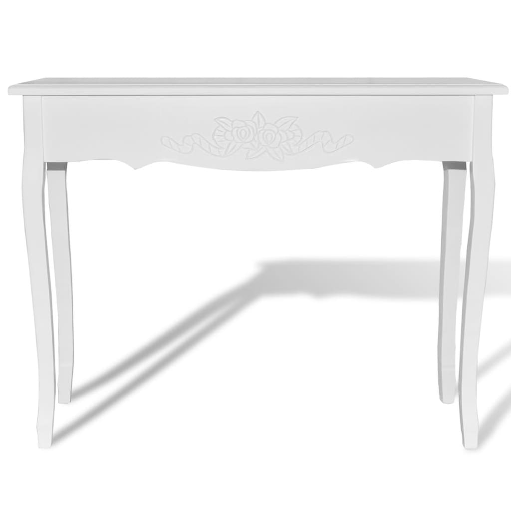  Konzolový stolík, biely