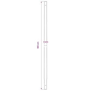 Zemní vrták s rukojetí 120 mm, s nástavci 5 m, ocel - obrázek 12