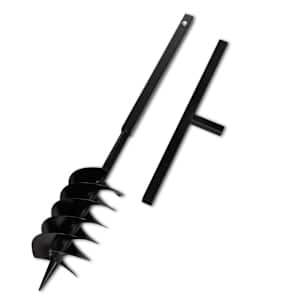 Zemní vrták s rukojetí 150 mm, s nástavci 5 m, ocel - obrázek 5