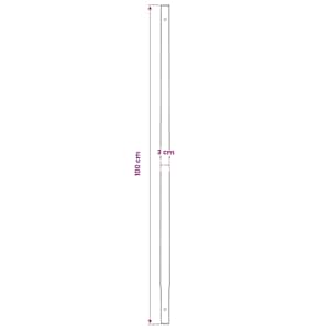 Zemní vrták s rukojetí 180 mm, s nástavci 5 m, ocel - obrázek 13