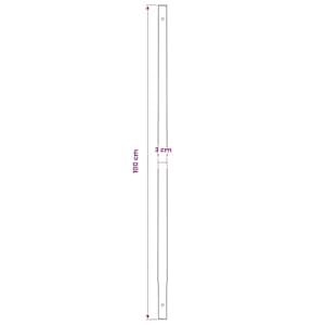 Zemní vrták s rukojetí 180 mm, s nástavci 9 m, ocel - obrázek 12