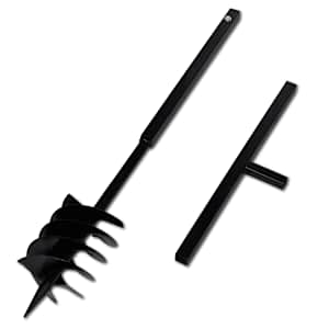 Zemní vrták s rukojetí 180 mm, s nástavci 13 m, ocel - obrázek 5