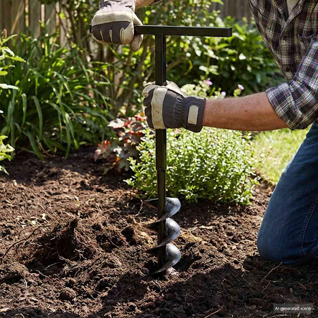 Föld Fúró 180 mm Fogantyú Hosszabbító Csö 13 m Acél