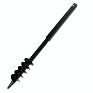 Zemní vrták s rukojetí 80 mm, s nástavci 13 m, ocel - obrázek 7