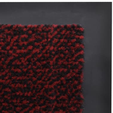 Capacho antiderrapante retangular 180 x 120 cm / Vermelho[4/4]