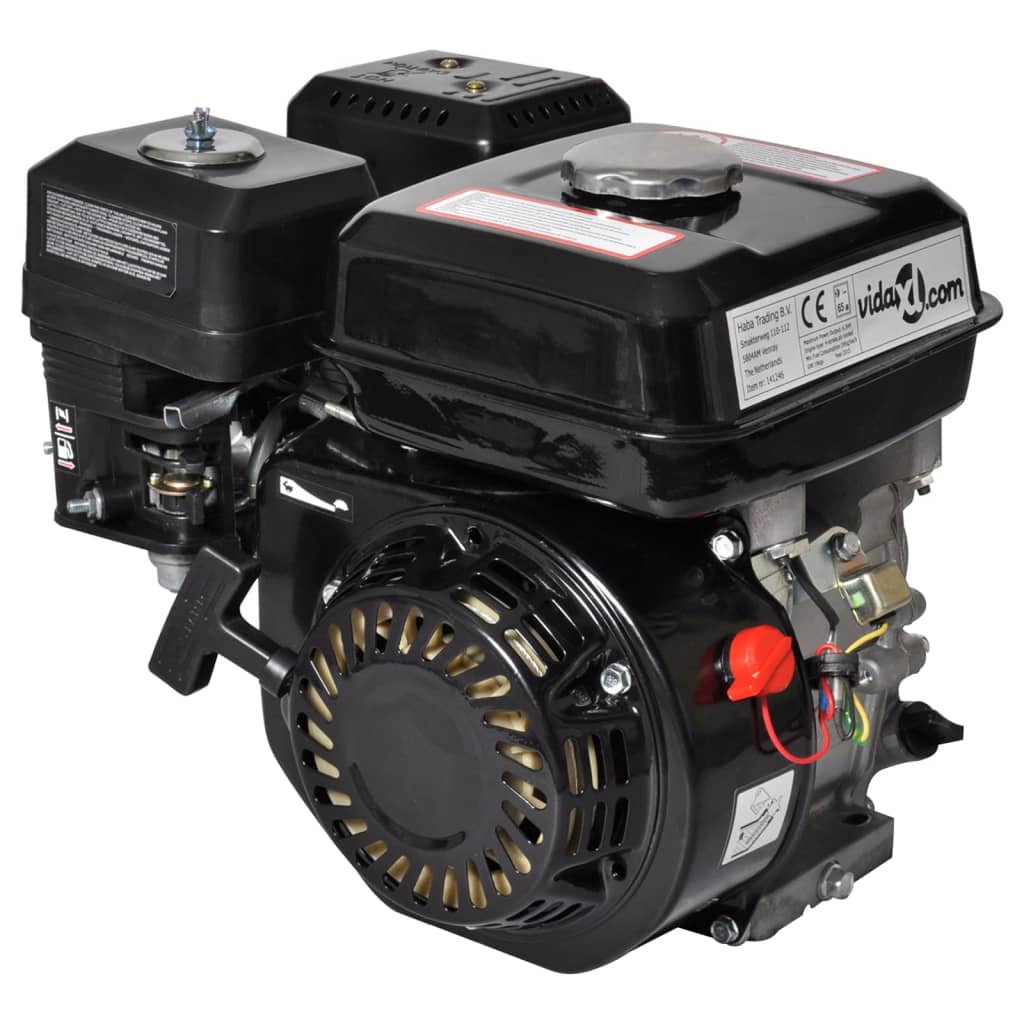 VIDAXL Benzinemotor 6, 5 PK 4, 8 kW zwart online kopen