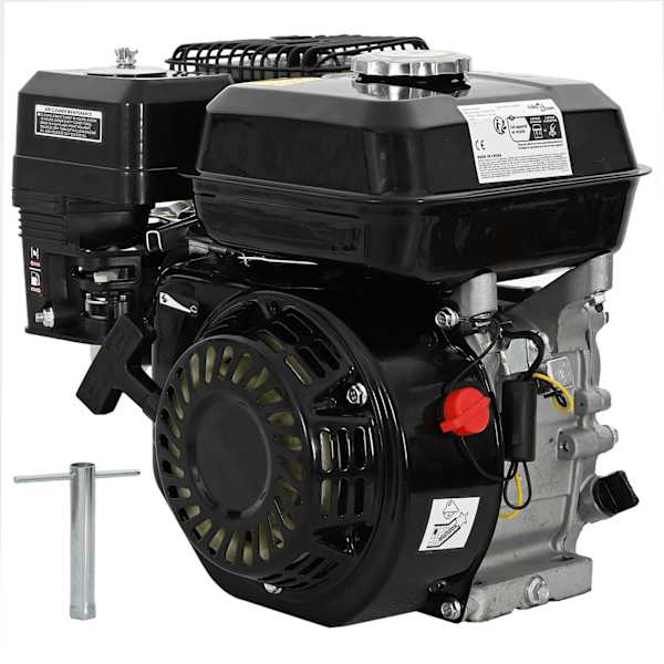 6,5 hj 4,8 kW must bensiinimootor