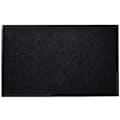 Tapete preto para porta em PVC 90 x 60 cm