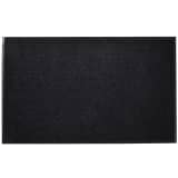 Black PVC Door Mat 90 x 150 cm