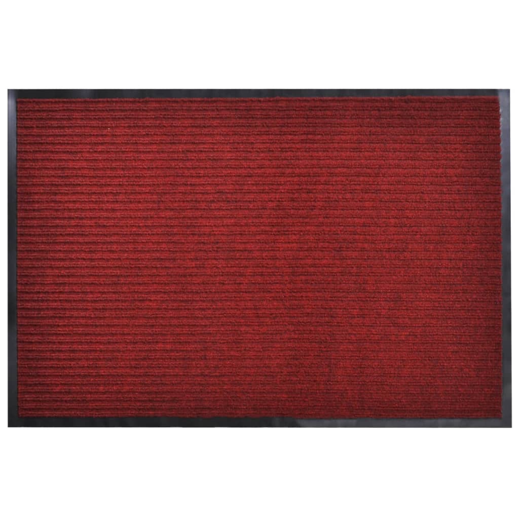 vidaXL Punainen PVC Ovimatto 90 x 120 cm